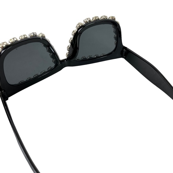 SUNGLASSES SUN GLASSES SHADES Crystal Bling Rhinestones Plastic Frames Beach - Picture 16 of 16